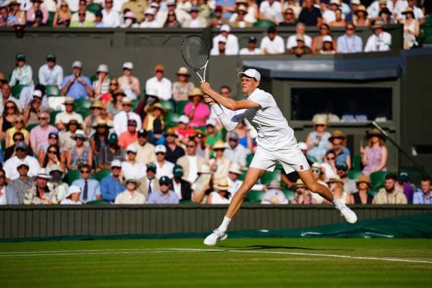 Jannik Sinner during the Gentlemen s Singles final Wimbledon Tennis Championships, Day 14, The All England Lawn Tennis and Croquet Club, London, UK - 13 Jul 2025London The All England Lawn Tennis and United Kingdom  Copyright: xJavierxGarcia Shutterstockx 15392297ev
