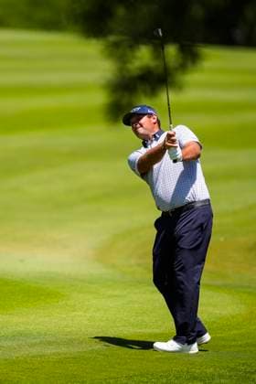 July 13, 2025, Cadiz, Cadiz, SPAIN: Patrick Reed of Aces team in action during the final round of the LIV Golf Andalucia at Golf Club Royal of Valderrama on July 13, 2025 in Cadiz, Spain. Cadiz SPAIN - ZUMAa181 20250713_zaa_a181_048 Copyright: xJoaquinxCorcherox
