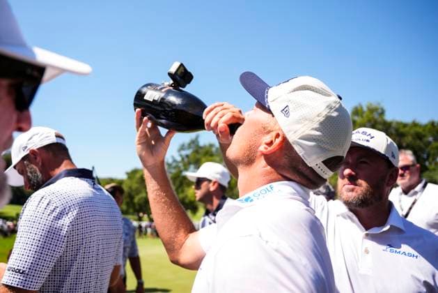 July 13, 2025, Cadiz, Cadiz, SPAIN: Talor Gooch of Smash team gesture during the final round of the LIV Golf Andalucia at Golf Club Royal of Valderrama on July 13, 2025 in Cadiz, Spain. Cadiz SPAIN - ZUMAa181 20250713_zaa_a181_054 Copyright: xJoaquinxCorcherox