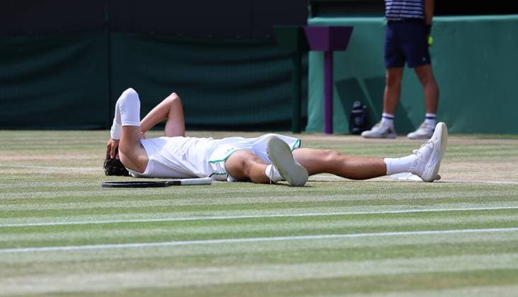 TENNIS - Wimbledon 2025 LONDON,ENGLAND,13.JUL.25 - TENNIS - Junior, men, Wimbledon, final. Image shows Ivan Ivanov (BGR).  GEPAxpictures xAlanxGrieves