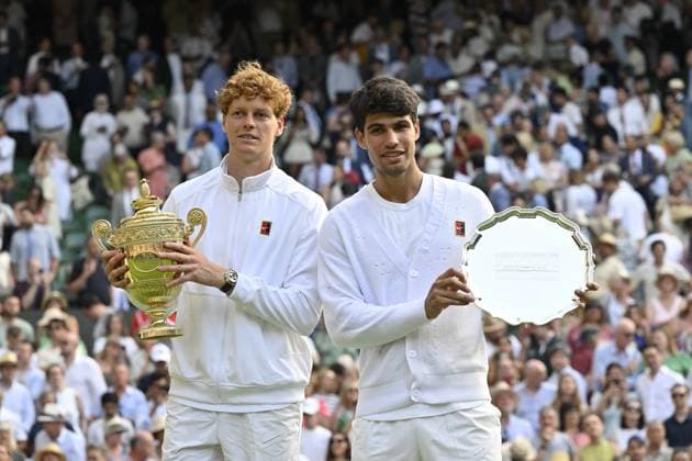 Tennis : Wimbledon -2025 - ITF - Tennis - Wimbledon - ITF - Royal Box - Jannik Sinner - Italie GB  Copyright: xChryslenexCaillaudx xPznewsx