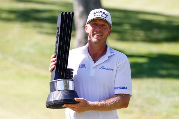 LIV Golf Andalucia - Day Three Talor Gooch of Smash GC celebrates the victory on day three of LIV Golf Andalucia at Valderrama in Cadiz, Spain, on July 13, 2025. Sotogrande Cadiz Spain  Copyright: xDAXxImagesx originalFilename:daximages-livgolfa250713_np8zb.jpg