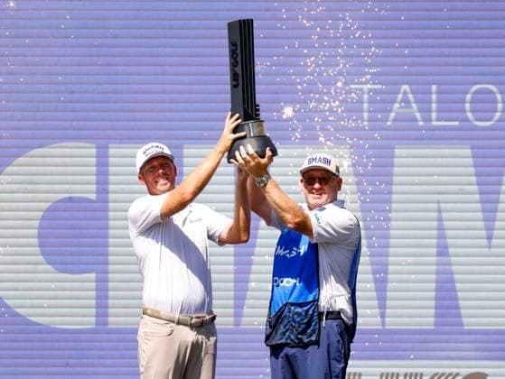 LIV Golf Andalucia - Day Three Talor Gooch of Smash GC celebrates the victory on day three of LIV Golf Andalucia at Valderrama in Cadiz, Spain, on July 13, 2025. Sotogrande Cadiz Spain  Copyright: xDAXxImagesx originalFilename:daximages-livgolfa250713_npxW2.jpg