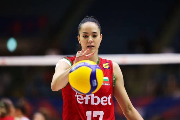 Radostina Marinova (BGR), JULY 13, 2025 - Volleyball : FIVB Volleyball Nations League 2025 Women s Preliminary Round match between Bulgaria - Poland at Chiba Port Arena, Chiba, Japan.  aflo_297595459