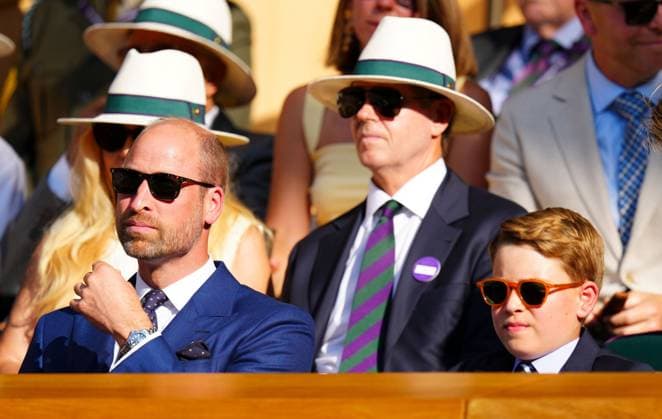 Prince William and Prince George Wimbledon Tennis Championships, Day 14, The All England Lawn Tennis and Croquet Club, London, UK - 13 Jul 2025London The All England Lawn Tennis and United Kingdom  Copyright: xJavierxGarcia Shutterstockx 15392297ko