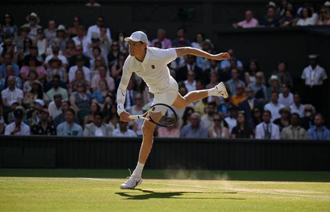 2025 Wimbledon Mens Singles Final Jannik Sinner (ITA) vs. Carlos Alcaraz (ESP) Winner : Jannik Sinner (ITA)