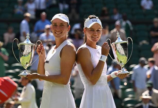 2025 Wimbledon Ladies Doubles Final Su-Wei Hsieh (TPE) Jelena Ostapenko (LAT) vs. Veronika Kudermetova Elise Mertens (BEL)