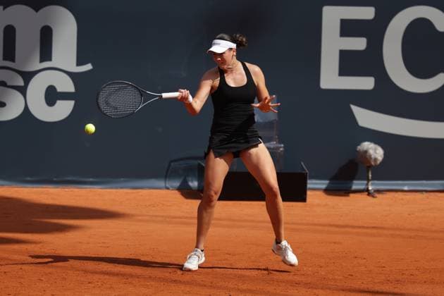 GER, Hamburg, xFSx, ATP250 Frauen-Tennistunier , MSC Hamburg Ladies Open 2025 , 2. Qualifikationsrunde , 14.07.2025 v.l., Anna Petkovic (GER) spiel eine Vorhand Copyright: HMBxMedia FernandoxSoares