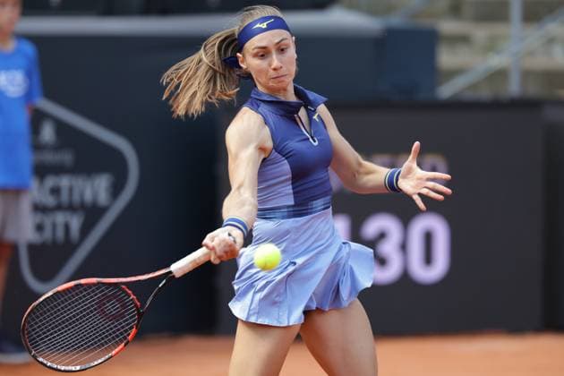 GER, Hamburg, xFSx, ATP250 Frauen-Tennistunier , MSC Hamburg Ladies Open 2025 , 2. Qualifikationsrunde , 14.07.2025 v.l., Aleksandra Krunik (SRB) spiel eine Vorhand Copyright: HMBxMedia FernandoxSoares
