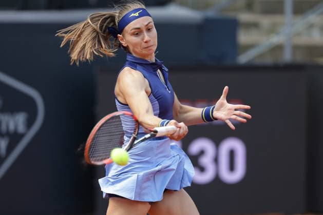 GER, Hamburg, xFSx, ATP250 Frauen-Tennistunier , MSC Hamburg Ladies Open 2025 , 2. Qualifikationsrunde , 14.07.2025 v.l., Aleksandra Krunik (SRB) spiel eine Vorhand Copyright: HMBxMedia FernandoxSoares