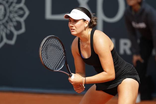 GER, Hamburg, xFSx, ATP250 Frauen-Tennistunier , MSC Hamburg Ladies Open 2025 , 2. Qualifikationsrunde , 14.07.2025 v.l., Anna Petkovic (GER) wartet auf den Aufschlag Copyright: HMBxMedia FernandoxSoares