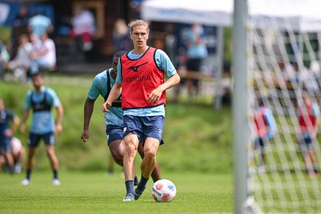 14.07.2025, Fussball, Saison 2025 2026, 2. Bundesliga, Vorbereitung, Sommertrainingslager des VfL Bochum in Scheffau am Wilden Kaiser, Noah Loosli (VfL Bochum 1848) xRHR-FOTO YYx