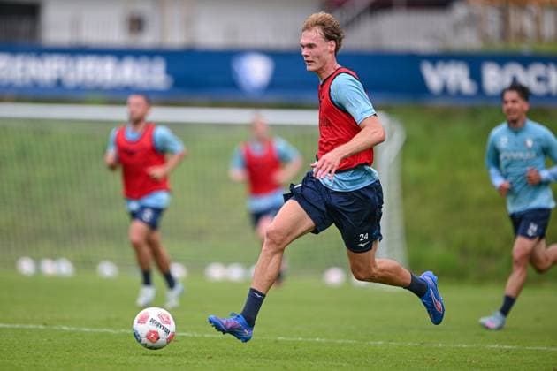 14.07.2025, Fussball, Saison 2025 2026, 2. Bundesliga, Vorbereitung, Sommertrainingslager des VfL Bochum in Scheffau am Wilden Kaiser, Mats Pannewig (VfL Bochum 1848) xRHR-FOTO YYx