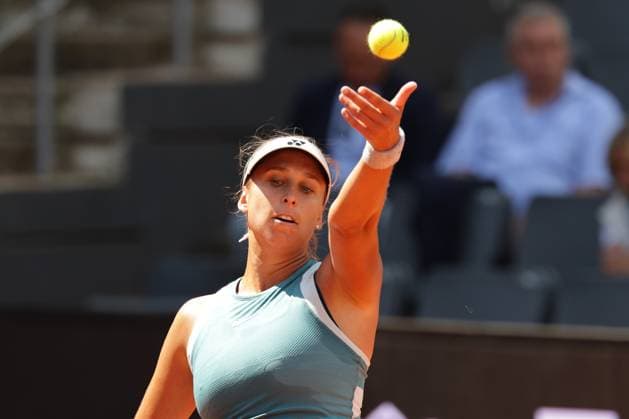 GER, Hamburg, xFSx, ATP250 Frauen-Tennistunier , MSC Hamburg Ladies Open 2025 , 2. Qualifikationsrunde , 14.07.2025 v.l., Caroline Werner (GER) macht einen Aufschlag Copyright: HMBxMedia FernandoxSoares