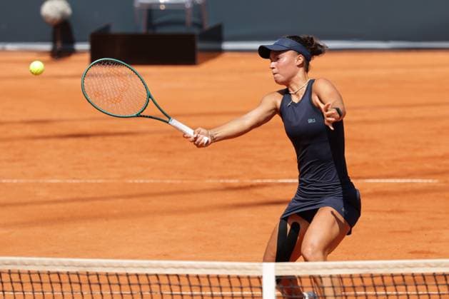 GER, Hamburg, xFSx, ATP250 Frauen-Tennistunier , MSC Hamburg Ladies Open 2025 , 2. Qualifikationsrunde , 14.07.2025 v.l., Tessa Johanna Brockmann (GER) spiel eine Vorhand Copyright: HMBxMedia FernandoxSoares