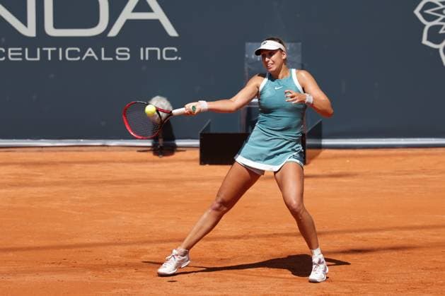 GER, Hamburg, xFSx, ATP250 Frauen-Tennistunier , MSC Hamburg Ladies Open 2025 , 2. Qualifikationsrunde , 14.07.2025 v.l., Caroline Werner (GER) spiel eine Vorhand Copyright: HMBxMedia FernandoxSoares