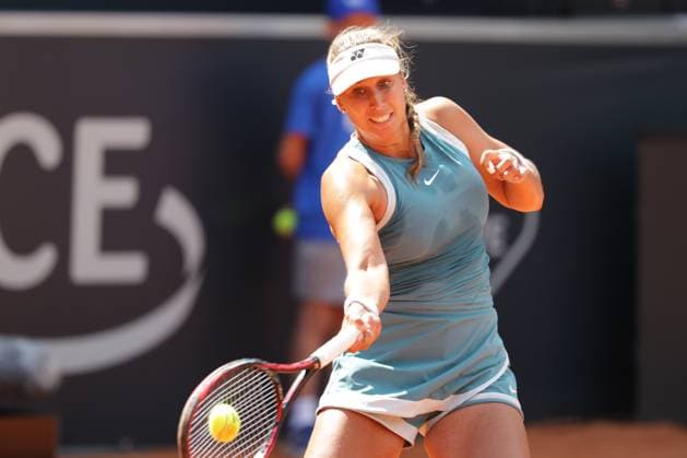 GER, Hamburg, xFSx, ATP250 Frauen-Tennistunier , MSC Hamburg Ladies Open 2025 , 2. Qualifikationsrunde , 14.07.2025 v.l., Caroline Werner (GER) spiel eine Vorhand Copyright: HMBxMedia FernandoxSoares