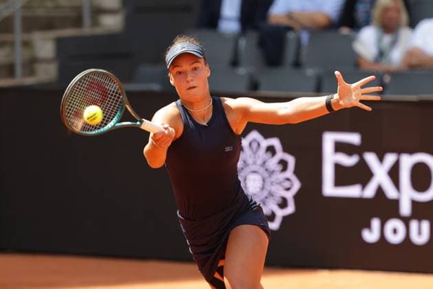 GER, Hamburg, xFSx, ATP250 Frauen-Tennistunier , MSC Hamburg Ladies Open 2025 , 2. Qualifikationsrunde , 14.07.2025 v.l., Tessa Johanna Brockmann (GER) spiel eine Vorhand Copyright: HMBxMedia FernandoxSoares