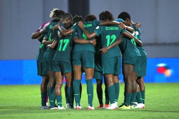 CASABLANCA, MOROCCO - JULY 13: Nigeria during the 2025 Women s Africa Cup of Nations (WAFCON) match between Nigeria and Algeria at Stade Larbi Zaouli on July 13, 2025 in Casablanca. Photo by Justina Aniefiok Copyright: xx
