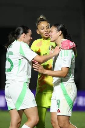 CASABLANCA, MOROCCO - JULY 13: ChloÃ N™Gazi of Algeria during the 2025 Women s Africa Cup of Nations (WAFCON) match between Nigeria and Algeria at Stade Larbi Zaouli on July 13, 2025 in Casablanca. Photo by Justina Aniefiok Copyright: xx