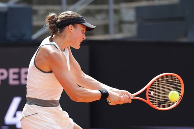 GER, Hamburg, xFSx, ATP250 Frauen-Tennistunier , MSC Hamburg Ladies Open 2025 ,Round of 32 , 14.07.2025 v.l., Tara Wuerth (CRO) spielt eine Rueckhand Copyright: HMBxMedia FernandoxSoares