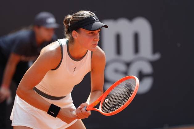 GER, Hamburg, xFSx, ATP250 Frauen-Tennistunier , MSC Hamburg Ladies Open 2025 ,Round of 32 , 14.07.2025 v.l., Tara Wuerth (CRO) Wartet auf den Aufschlag Copyright: HMBxMedia FernandoxSoares