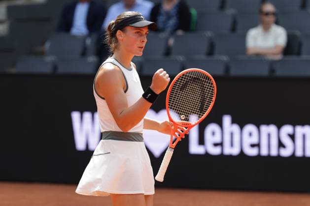 GER, Hamburg, xFSx, ATP250 Frauen-Tennistunier , MSC Hamburg Ladies Open 2025 ,Round of 32 , 14.07.2025 v.l., Tara Wuerth (CRO) Siegerfaust, jubel Copyright: HMBxMedia FernandoxSoares