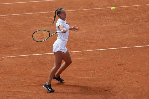 GER, Hamburg, xFSx, ATP250 Frauen-Tennistunier , MSC Hamburg Ladies Open 2025 ,Round of 32 , 14.07.2025 v.l., Diane Parry (FRA) spiel eine Vorhand Copyright: HMBxMedia FernandoxSoares