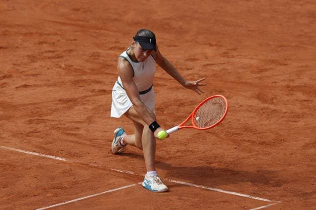 GER, Hamburg, xFSx, ATP250 Frauen-Tennistunier , MSC Hamburg Ladies Open 2025 ,Round of 32 , 14.07.2025 v.l., Tara Wuerth (CRO) spielt eine Rueckhand Copyright: HMBxMedia FernandoxSoares