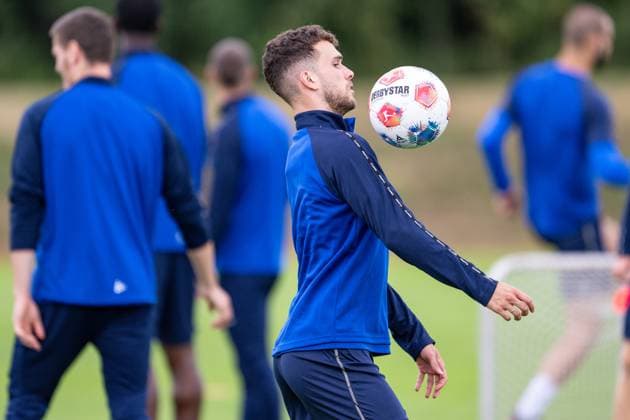 Sergio Lopez (SV Darmstadt 98, 02) am Ball, SV Darmstadt 98, Fussball, 2. Bundesliga, Trainingslager, 5. Tag, 14.07.2025. SV Darmstadt 98, Fussball, 2. Bundesliga, Trainingslager, 5. Tag, 14.07.2025. Bad Wörishofen
