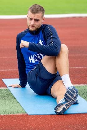 Fabian Nürnberger (SV Darmstadt 98, 15) beim Training, SV Darmstadt 98, Fussball, 2. Bundesliga, Trainingslager, 5. Tag, 14.07.2025. SV Darmstadt 98, Fussball, 2. Bundesliga, Trainingslager, 5. Tag, 14.07.2025. Bad Wörishofen