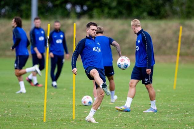 Sergio Lopez (SV Darmstadt 98, 02) am Ball, SV Darmstadt 98, Fussball, 2. Bundesliga, Trainingslager, 5. Tag, 14.07.2025. SV Darmstadt 98, Fussball, 2. Bundesliga, Trainingslager, 5. Tag, 14.07.2025. Bad Wörishofen
