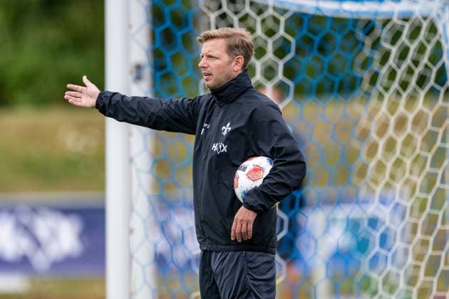 Florian Kohfeldt (SV Darmstadt 98, Trainer) gestikuliert, SV Darmstadt 98, Fussball, 2. Bundesliga, Trainingslager, 5. Tag, 14.07.2025. SV Darmstadt 98, Fussball, 2. Bundesliga, Trainingslager, 5. Tag, 14.07.2025. Bad Wörishofen