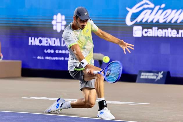 LOS CABOS TENNIS OPEN 2025 LOS CABOS TENNIS OPEN 2025 KOVACEVIC VS HABIB 14072025 LOS CABOS, BAJA CALIFORNIA, MEXICO. Photo of Hady Habib of Lebannon, during Los Cabos Tennis Open 2025 held at the Mextenis Stadium of the Cabo Sports Complex of Los Cabos, Baja California. Foto de Hady Habib de Libano, durante Los Cabos Tennis Open 2025 celebrado en el Estadio Mextenis del Cabo Sports Complex de Los Cabos, Baja California. PHOTO BY IMAGENSHOP AGENCIA DE FOTOGRAFIA LOS CABOS BAJA CALIFORNIA MEXICO Copyright: xIMAGENSHOPxAGENCIAxFOTOGRAFICAx