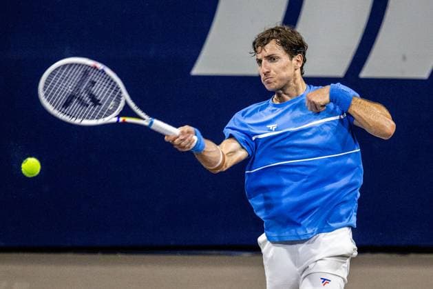 LOS CABOS TENNIS OPEN 2025 LOS CABOS TENNIS OPEN 2025 KACHMAZOV VS FICOVICH 14072025 LOS CABOS, BAJA CALIFORNIA, MEXICO. Photo of Alibek Kachmazoc of Russia, during Los Cabos Tennis Open 2025 held at the Grandstand of the Cabo Sports Complex of Los Cabos, Baja California. Foto de Alibek Kachmazov de Rusia, durante Los Cabos Tennis Open 2025 celebrado en el Grandstand del Cabo Sports Complex de Los Cabos, Baja California. PHOTO BY IMAGENSHOP AGENCIA DE FOTOGRAFIA LOS CABOS BAJA CALIFORNIA MEXICO Copyright: xIMAGENSHOPxAGENCIAxFOTOGRAFICAx