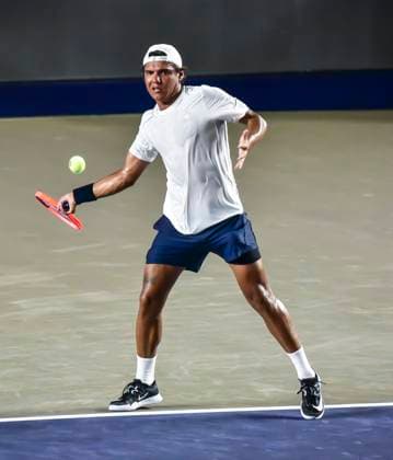 LOS CABOS TENNIS OPEN 2025 LOS CABOS TENNIS OPEN 2025 DANIEL VS HERNANDEZ 14072025 LOS CABOS, BAJA CALIFORNIA, MEXICO. Photo of Alejandro Hernandez of Mexico, during Los Cabos Tennis Open 2025 held at the Mextenis Stadium of the Cabo Sports Complex of Los Cabos, Baja California. Foto de Alejandro Hernandez de Mexico, durante Los Cabos Tennis Open 2025 celebrado en el Estadio Mextenis del Cabo Sports Complex de Los Cabos, Baja California. PHOTO BY IMAGENSHOP AGENCIA DE FOTOGRAFIA LOS CABOS BAJA CALIFORNIA MEXICO Copyright: xIMAGENSHOPxAGENCIAxFOTOGRAFICAx