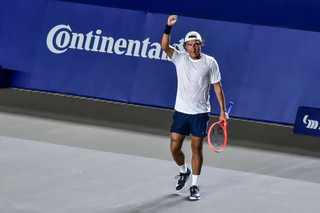 LOS CABOS TENNIS OPEN 2025 LOS CABOS TENNIS OPEN 2025 DANIEL VS HERNANDEZ 14072025 LOS CABOS, BAJA CALIFORNIA, MEXICO. Photo of Alejandro Hernandez of Mexico, during Los Cabos Tennis Open 2025 held at the Mextenis Stadium of the Cabo Sports Complex of Los Cabos, Baja California. Foto de Alejandro Hernandez de Mexico, durante Los Cabos Tennis Open 2025 celebrado en el Estadio Mextenis del Cabo Sports Complex de Los Cabos, Baja California. PHOTO BY IMAGENSHOP AGENCIA DE FOTOGRAFIA LOS CABOS BAJA CALIFORNIA MEXICO Copyright: xIMAGENSHOPxAGENCIAxFOTOGRAFICAx