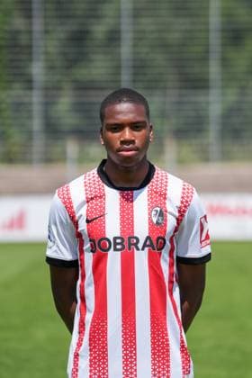 David Amegnaglo; SC Freiburg II; SC Freiburg U23; Regionalliga Südwest, Porträttermin 2025 2026, Freiburg Möslestadion Baden-Wuerttemberg Deutschland Copyright: xSTEINSIEK.CH PAAx