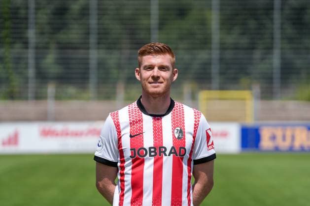 Mathias Fetsch; SC Freiburg II; SC Freiburg U23; Regionalliga Südwest, Porträttermin 2025 2026, Freiburg Möslestadion Baden-Wuerttemberg Deutschland Copyright: xSTEINSIEK.CH PAAx