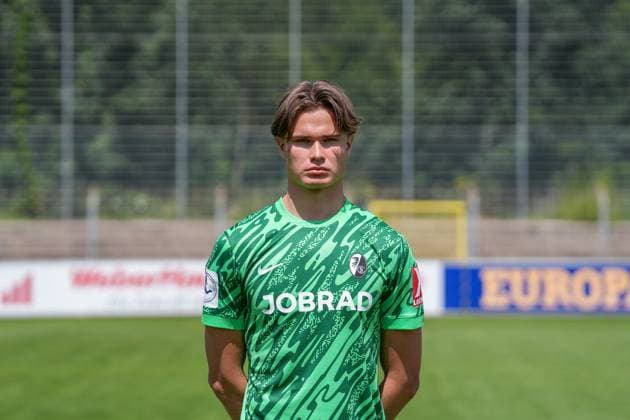Jaaso Jantunen; SC Freiburg II; SC Freiburg U23; Regionalliga Südwest, Porträttermin 2025 2026, Freiburg Möslestadion Baden-Wuerttemberg Deutschland Copyright: xSTEINSIEK.CH PAAx