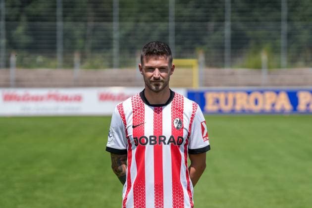Patrick Lienhard; SC Freiburg II; SC Freiburg U23; Regionalliga Südwest, Porträttermin 2025 2026, Freiburg Möslestadion Baden-Wuerttemberg Deutschland Copyright: xSTEINSIEK.CH PAAx