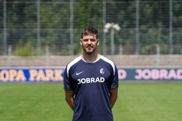 Moritz Walther (Athletiktrainer); SC Freiburg II; SC Freiburg U23; Regionalliga Südwest, Porträttermin 2025 2026, Freiburg Möslestadion Baden-Wuerttemberg Deutschland Copyright: xSTEINSIEK.CH PAAx