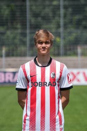 Oscar Wiklöf; SC Freiburg II; SC Freiburg U23; Regionalliga Südwest, Porträttermin 2025 2026, Freiburg Möslestadion Baden-Wuerttemberg Deutschland Copyright: xSTEINSIEK.CH PAAx
