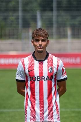Luca Marino; SC Freiburg II; SC Freiburg U23; Regionalliga Südwest, Porträttermin 2025 2026, Freiburg Möslestadion Baden-Wuerttemberg Deutschland Copyright: xSTEINSIEK.CH PAAx