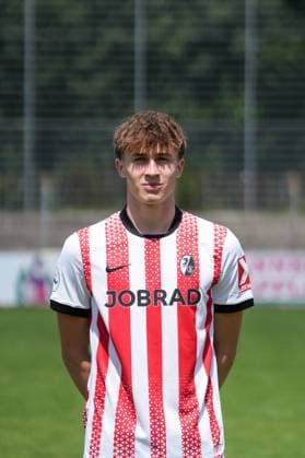 Jack James; SC Freiburg II; SC Freiburg U23; Regionalliga Südwest, Porträttermin 2025 2026, Freiburg Möslestadion Baden-Wuerttemberg Deutschland Copyright: xSTEINSIEK.CH PAAx
