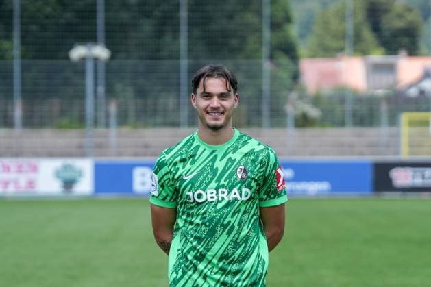Kilian Katz; SC Freiburg II; SC Freiburg U23; Regionalliga Südwest, Porträttermin 2025 2026, Freiburg Möslestadion Baden-Wuerttemberg Deutschland Copyright: xSTEINSIEK.CH PAAx