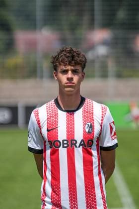 Mateo Zelic; SC Freiburg II; SC Freiburg U23; Regionalliga Südwest, Porträttermin 2025 2026, Freiburg Möslestadion Baden-Wuerttemberg Deutschland Copyright: xSTEINSIEK.CH PAAx
