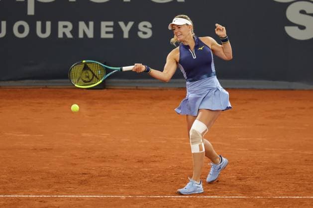GER, Hamburg, xFSx, ATP250 Frauen-Tennistunier , MSC Hamburg Ladies Open 2025 , Round of 32 , 15.07.2025 v.l. Dalma Galfi (HUN) spiel eine Vorhand Copyright: HMBxMedia FernandoxSoares