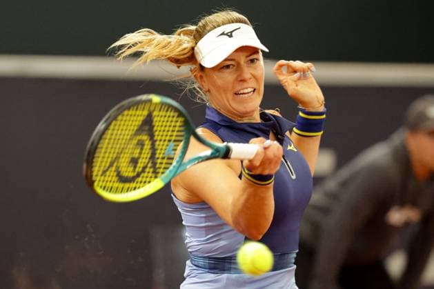 GER, Hamburg, xFSx, ATP250 Frauen-Tennistunier , MSC Hamburg Ladies Open 2025 , Round of 32 , 15.07.2025 v.l. Dalma Galfi (HUN) spiel eine Vorhand Copyright: HMBxMedia FernandoxSoares
