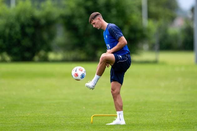 Bartosz Bialek (SV Darmstadt 98) beim Training, SV Darmstadt 98, Fussball, 2. Bundesliga, Trainingslager, 6. Tag, 15.07.2025. SV Darmstadt 98, Fussball, 2. Bundesliga, Trainingslager, 6. Tag, 15.07.2025. Bad Wörishofen